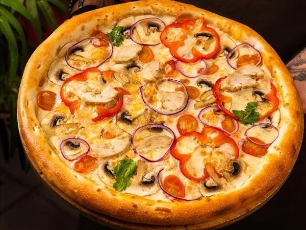 Пицца Том ям с курицей